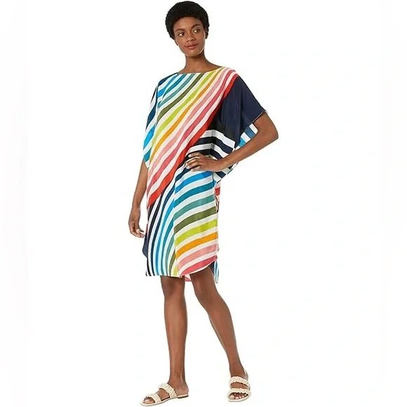 Trina Turk Amaris Global Dress Silk - Picture 10 of 11